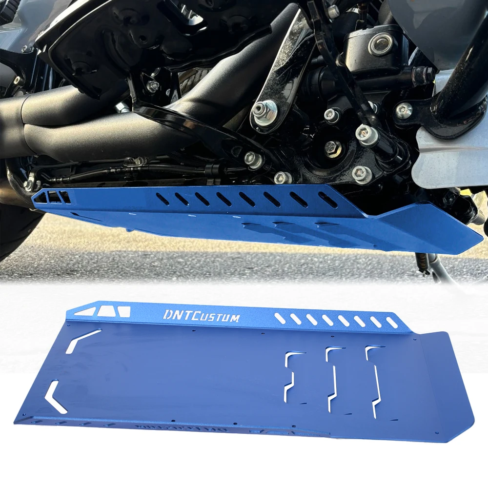 

Motorcycle Bagger Full Lower Skid Plate Lower Engine Base Chassis Guard Protection for Harley Touring 2014-2025