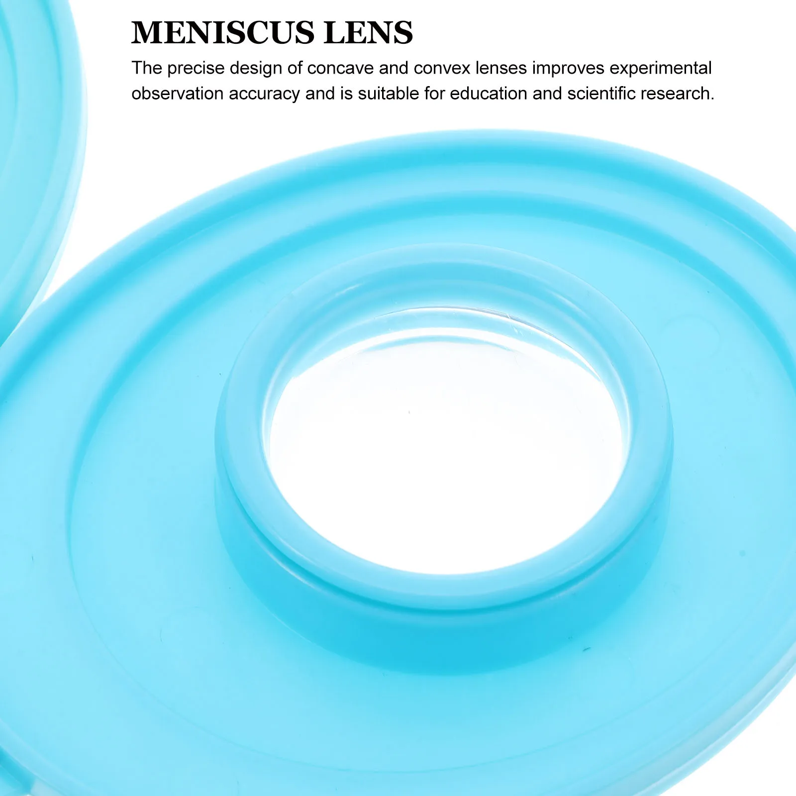 2 قطعة مجموعة عدسات محدبة مقعرة محمولة لتجارب الفيزياء بناء مستقر وضوح مثالي في الفصول الدراسية والمختبر