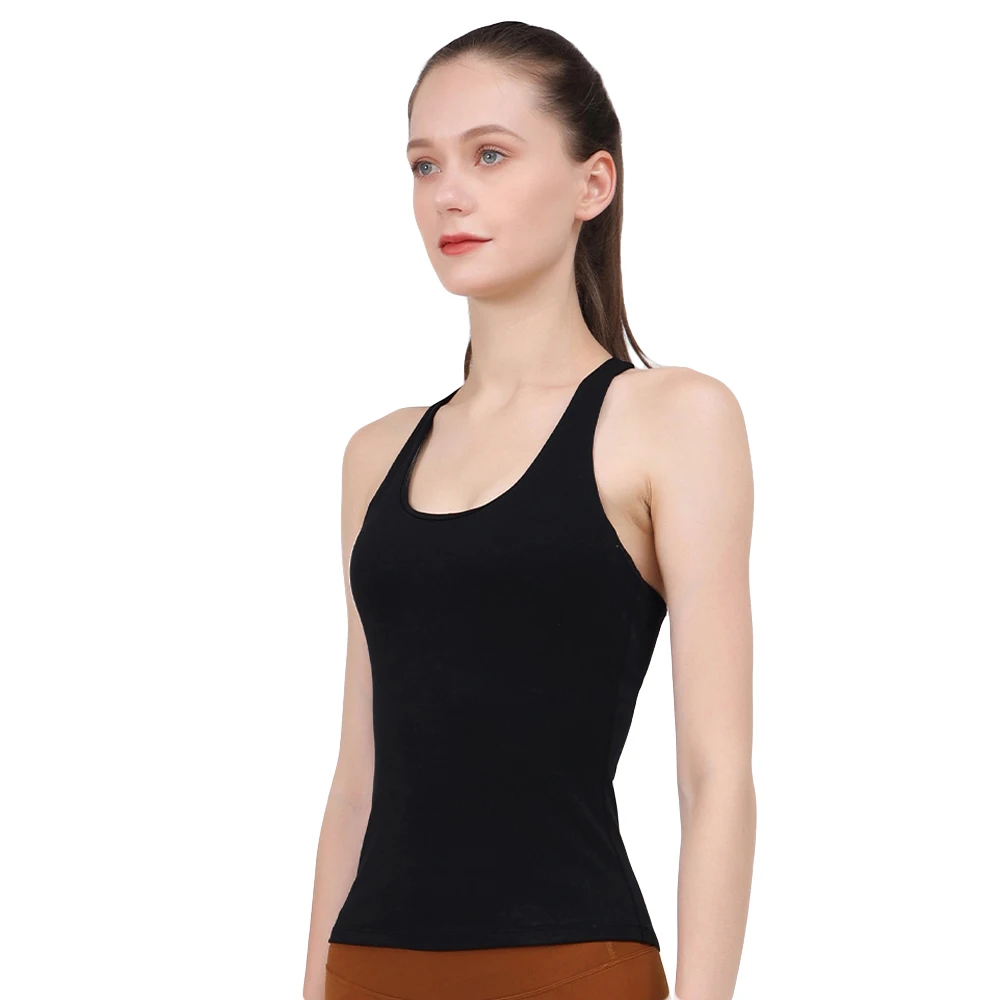 2022 Racerback Vest Top for Fitness Women Nylon Cozy Stretched Sport Running Yoga Pilates Workout Sleeveless Shirt Plus Size XXL