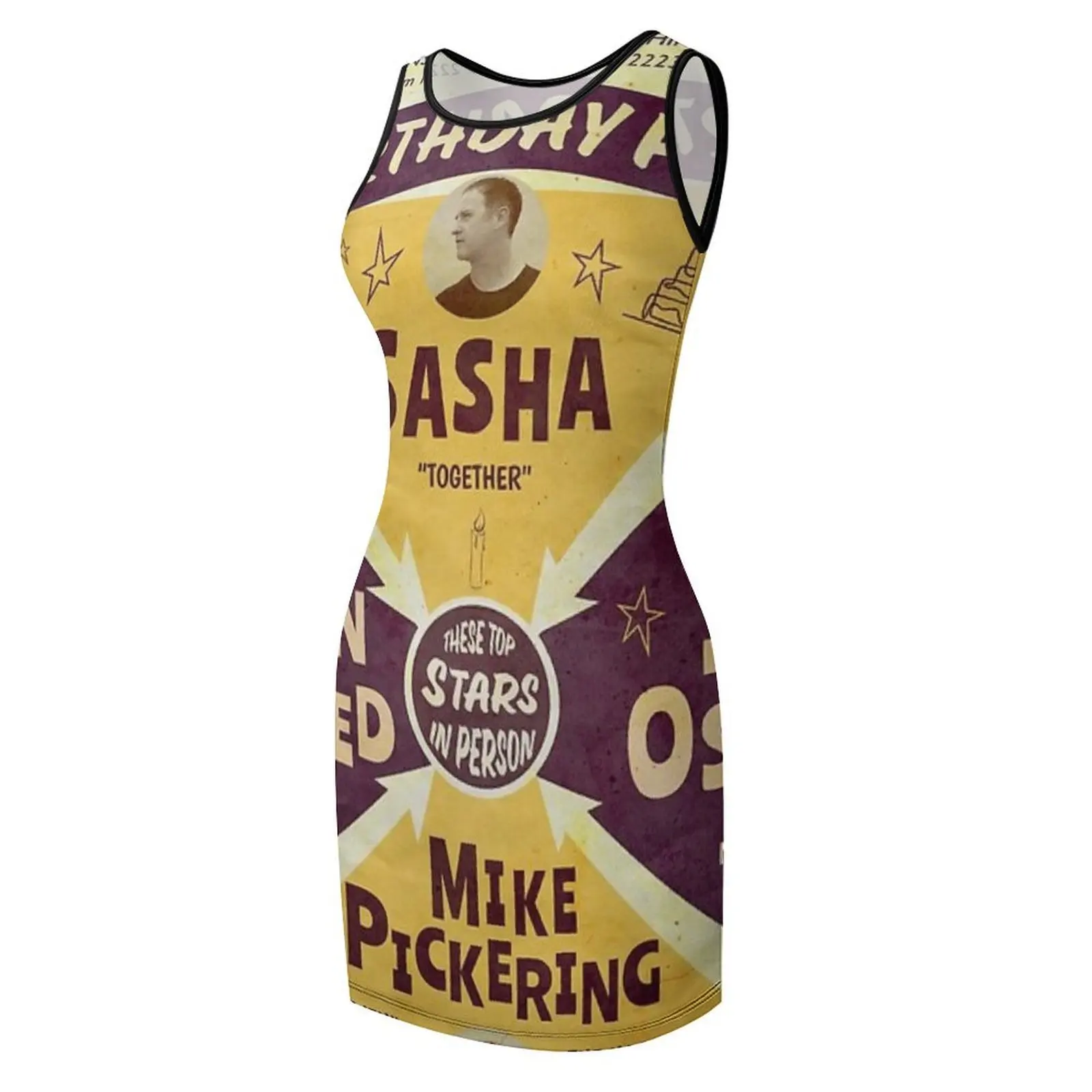 عصر النهضة نوتينغهام 1st عيد ميلاد 1993 ساشا جون ديجويد مايك المنتقى إيان أوسيا فستان الشمس بلا أكمام الملابس الجمالية #4