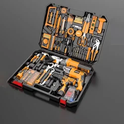 Multi-Funcional Household Tool Kit, Combinação de Hardware Industrial, Ferramentas Elétricas, Coleção Completa, Manutenção