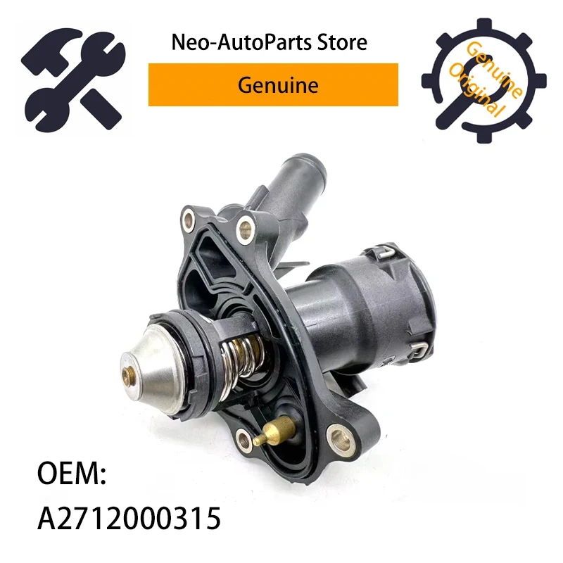 

A2712000315 Original Quality Coolant Thermostat For Mercedes Benz M271 Engine W204 C180 C200 W207 E200 E250 W212 OEM 2712000315