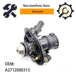 A2712000315 Original Quality Coolant Thermostat For Mercedes Benz M271 Engine W204 C180 C200 W207 E200 E250 W212 OEM 2712000315