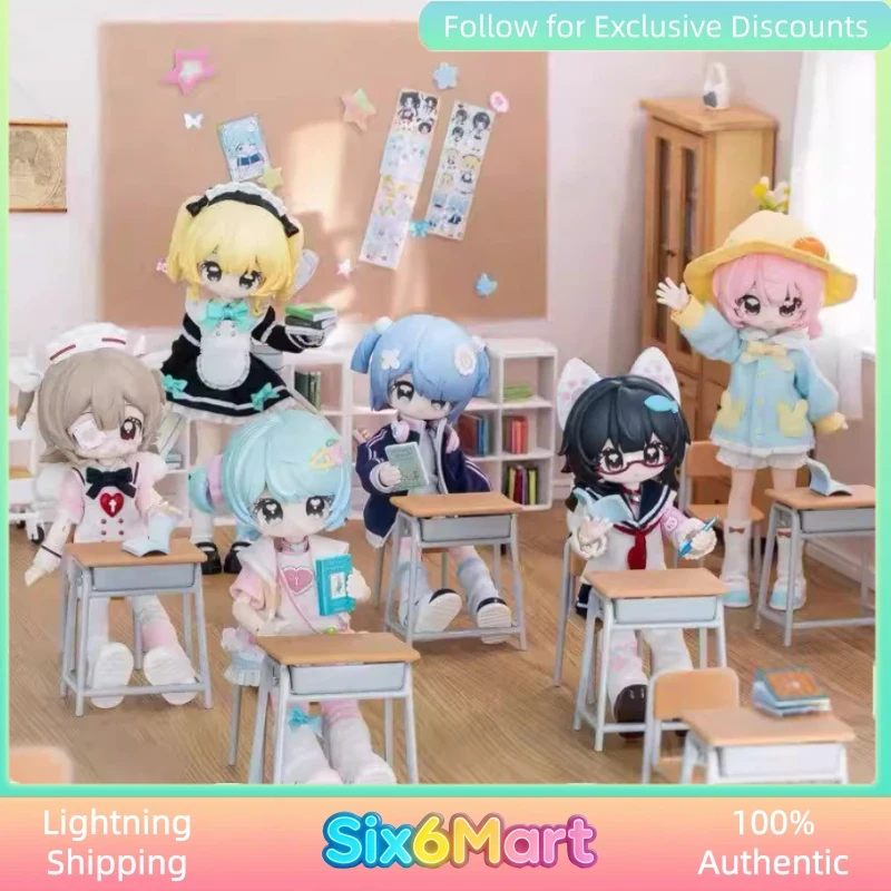 

Оригинальная коллекционная фигурка 1/12 BJD в слепой коробке: серия Mystery Box с милыми аниме-персонажами, куклами и украшениями. В наличии.