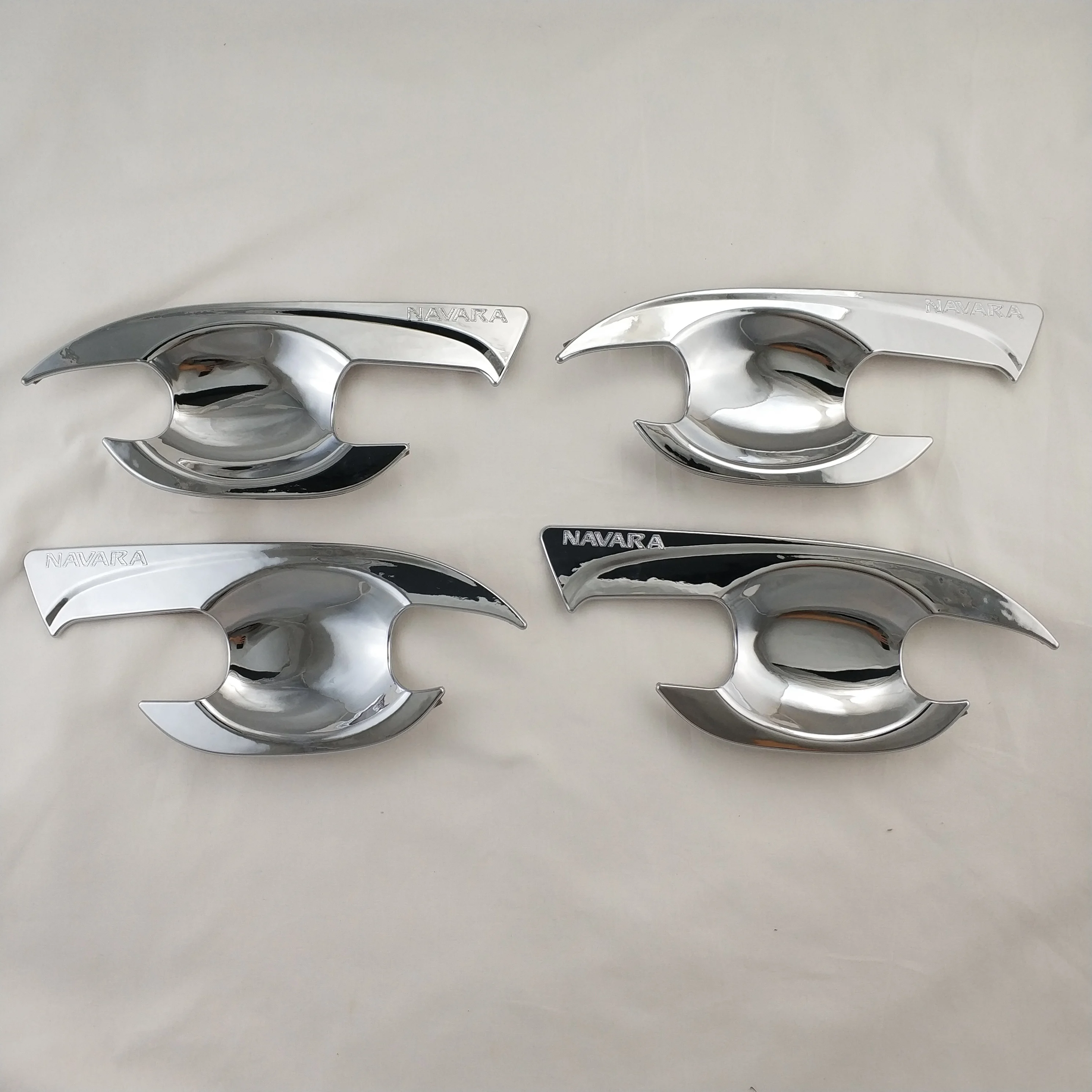 For Nissan NAVARA NP300 2015 2016 2017 2018 2019 2020 Car Attachment ABS Chrome Door Handle Bowl Cover Protector Paste Style