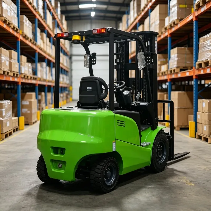Custom 1T 2T 3.5T Four Wheel Lifting Cast Iron Small Hydraulic Forklift For High Level Rack Warehouse Handling Operations Fob