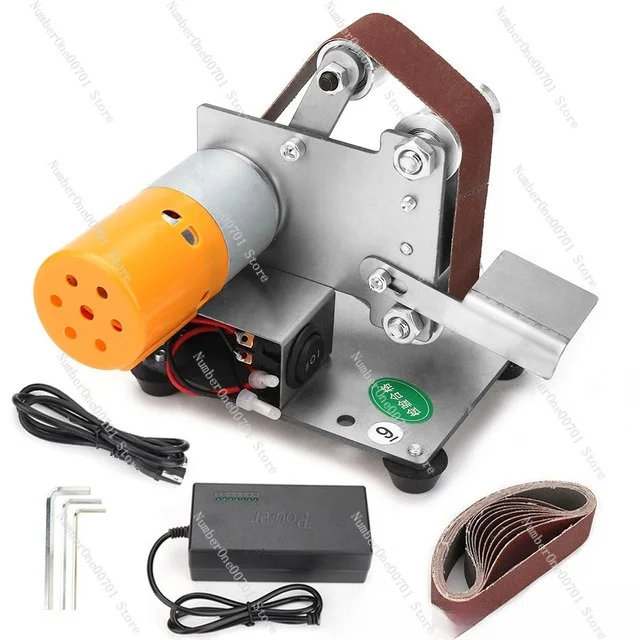 Mini Belt Sander Grinder,  Polishing Machine for Woodworking & Knife Sharpening, 200W