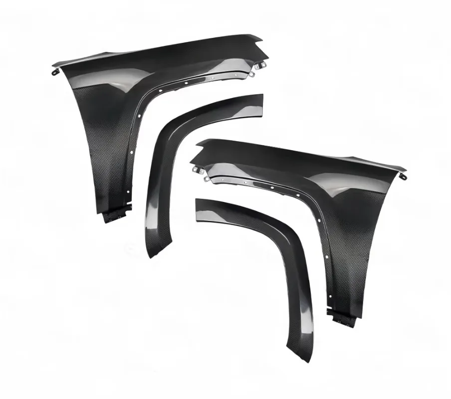 High-quality Carbon Fiber Fenders, Suitable for 2014-2023 Jeep Grand Cherokee Carbon Fiber Fender Modifications.