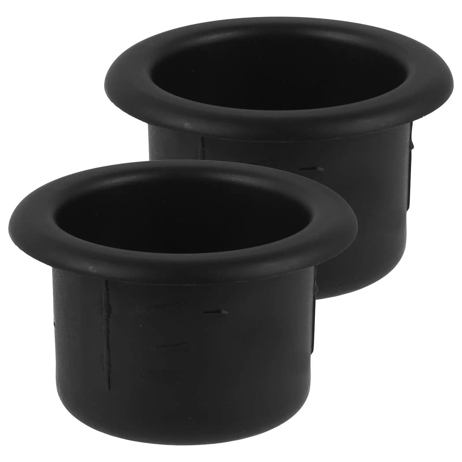 2Pcs Cup Holder Insert for Rv and Yacht Interiors Stable Secure Fit Minimalist Design Recessed Cup Holder Replacement
