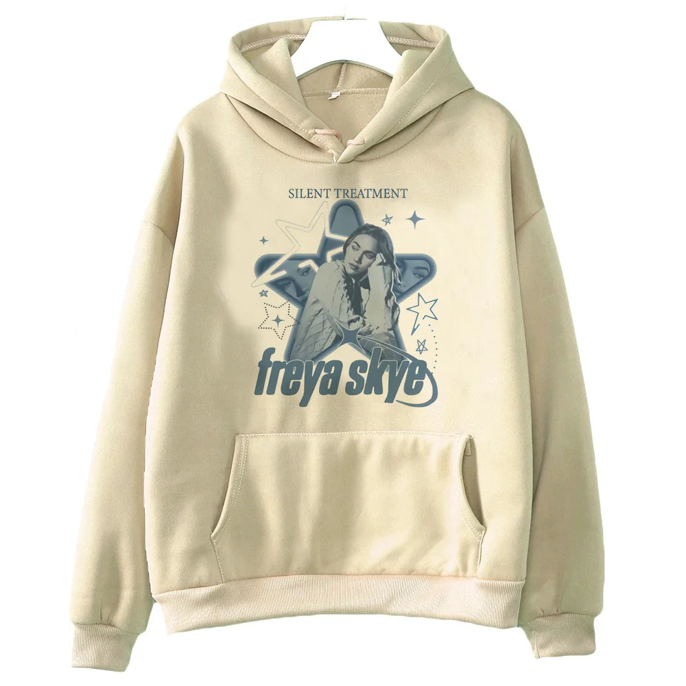 Freya Skye sweatshirt kawaii fashion y2k 2000s hip hop long sleeve pullover Pockets