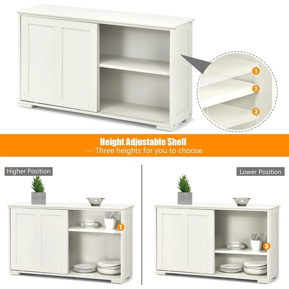 طاولة وحدة تحكم ذات رف قابل للتعديل، وبار قهوة بباب منزلق، وخزانة بوفيه للتخزين، وطاقات غرفة المعيشة، وأثاث موفر للمساحة S