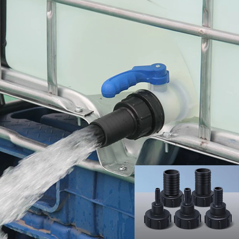 

1/2" to 2" Water IBC Tank Adapter Garden Hose Adapter Tap Connector Fitting Tool