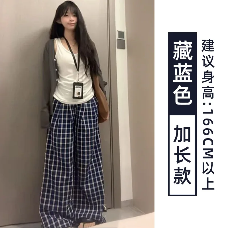 بنطال ذو قصة أرجل واسعة بخصر عالٍ للسيدات صيفي قابل للتنفس وفضفاض مناسب للفتيات الجميلات وحفلات الشاطئ برباط ناعم متجدد الهواء #2