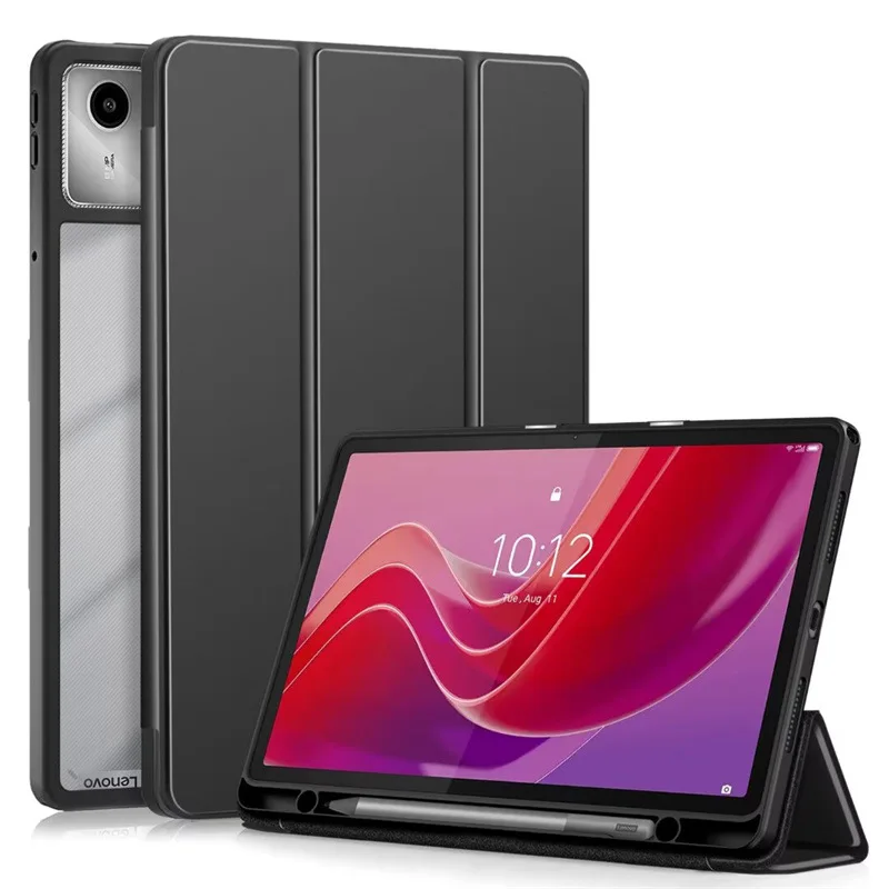 Transparente Acryl-Schutzhülle für Lenovo Xiaoxin Pad 2024 TB331FC mit Marmormuster – Detail 1