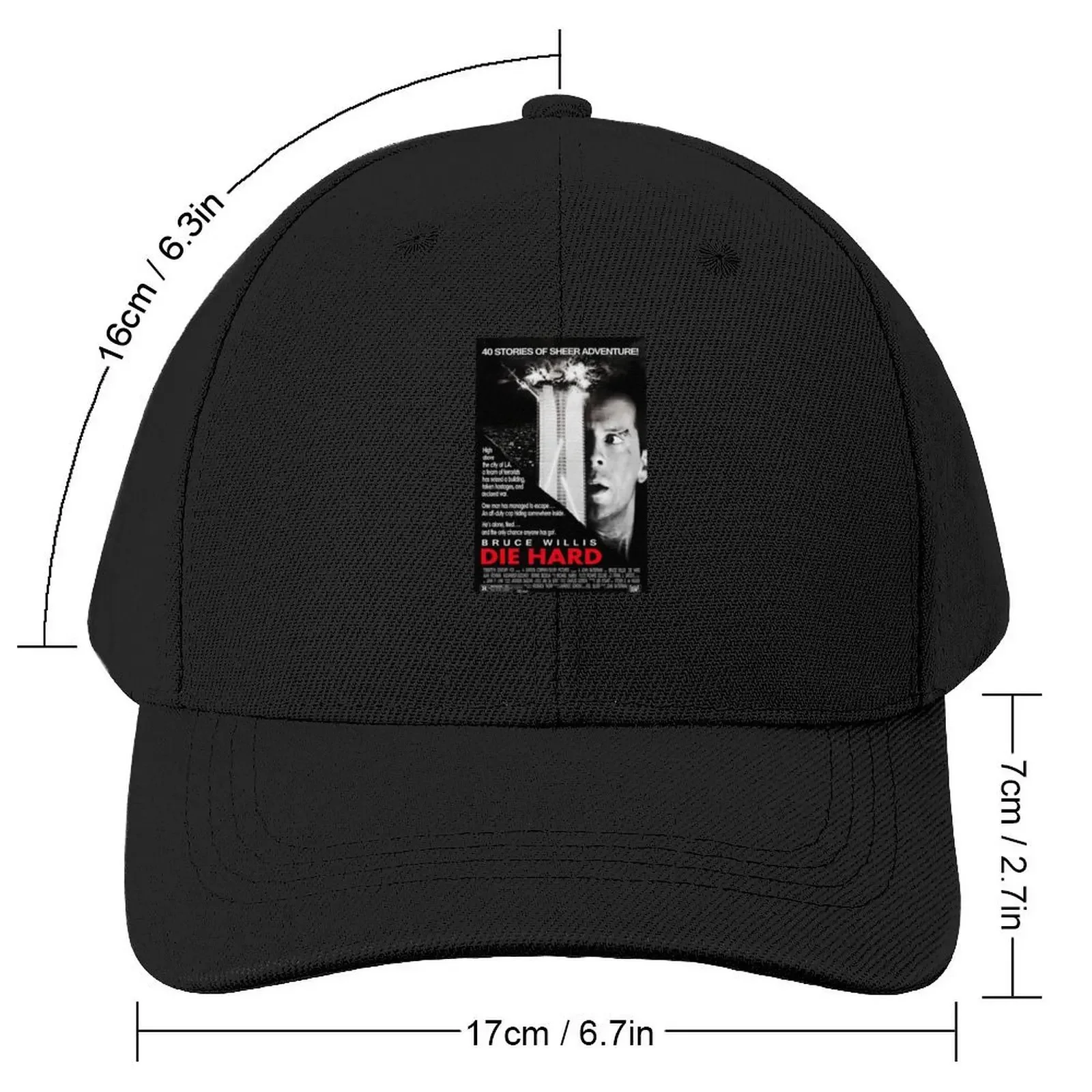 Die Hard - Movie Poster HQ Classic Art Baseball Cap New Hat Golf Rugby Hat Luxury Brand Women's Beach Visor Men's