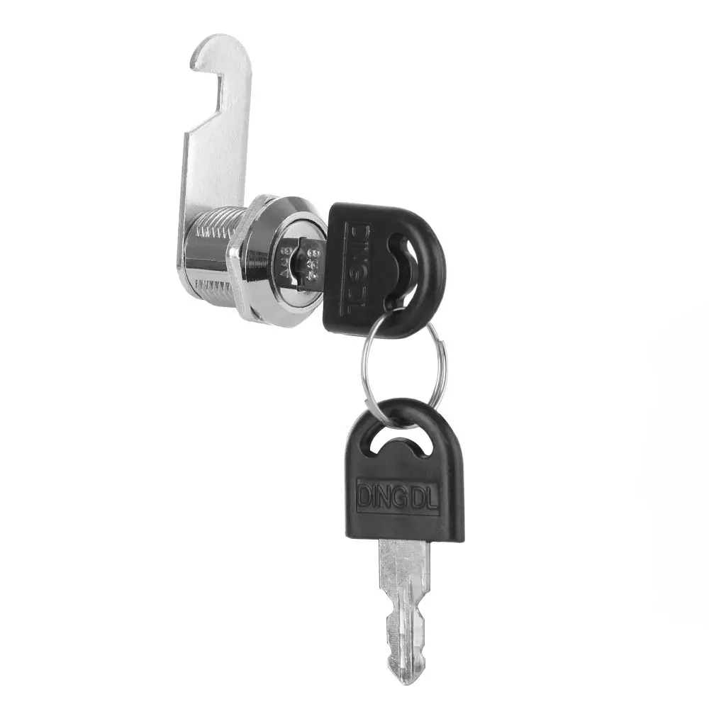 10/16/20/25mm Cam Lock for Door Cabinet Mailbox Drawer Cupboard with 2 Keys Hardware Accessory