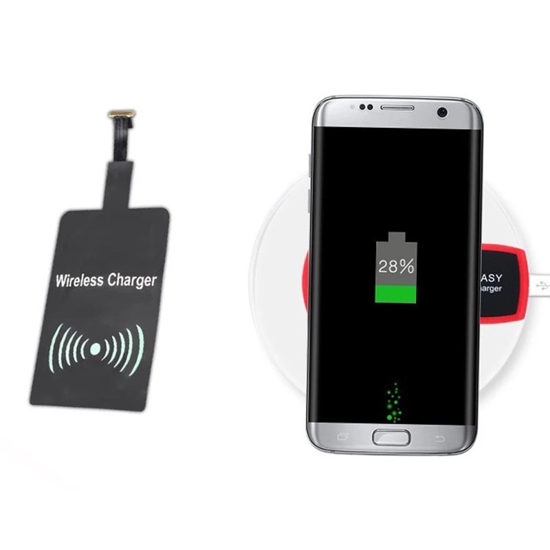 5V 2A Type C Micro Qi Wireless Charging Receiver Universal Fast Wireless Charger Adapter For Samsung Huawei For Xiaomi Fast