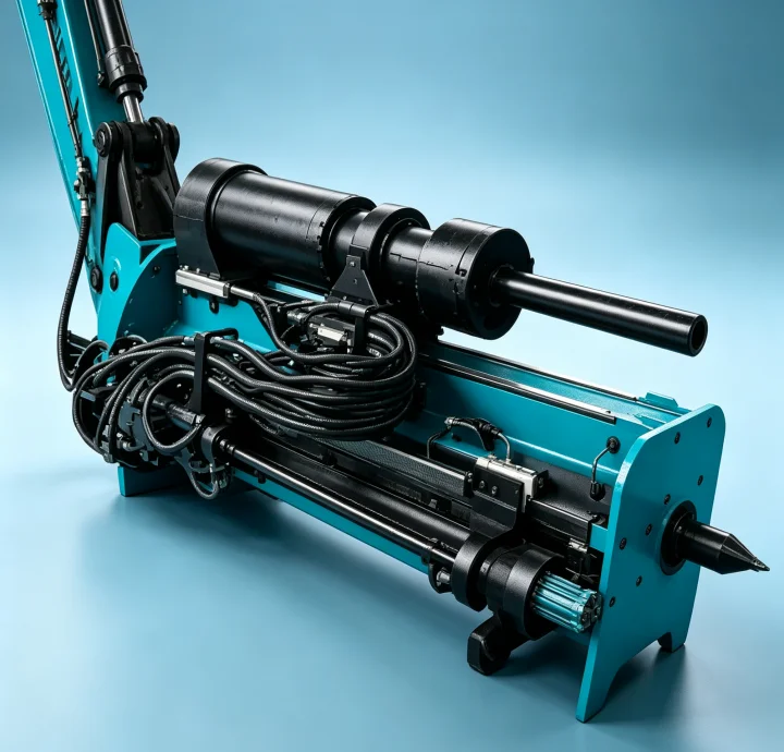Heavy Duty Integrated Rock Drilling Splitter Attachment Efficient Granite Basalt Mining Equipment for Construction Quarry