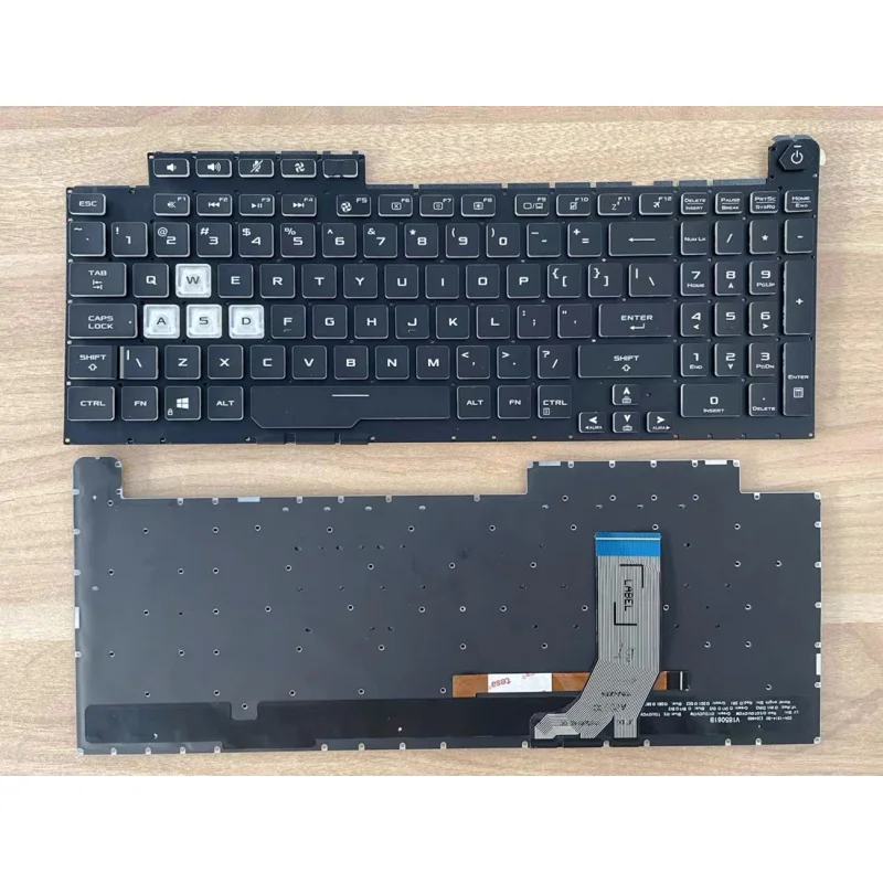 

LL+ New US backlit Keyboard for ASUS ROG Strix G17 G712 G712LWS G712LV G712LU black