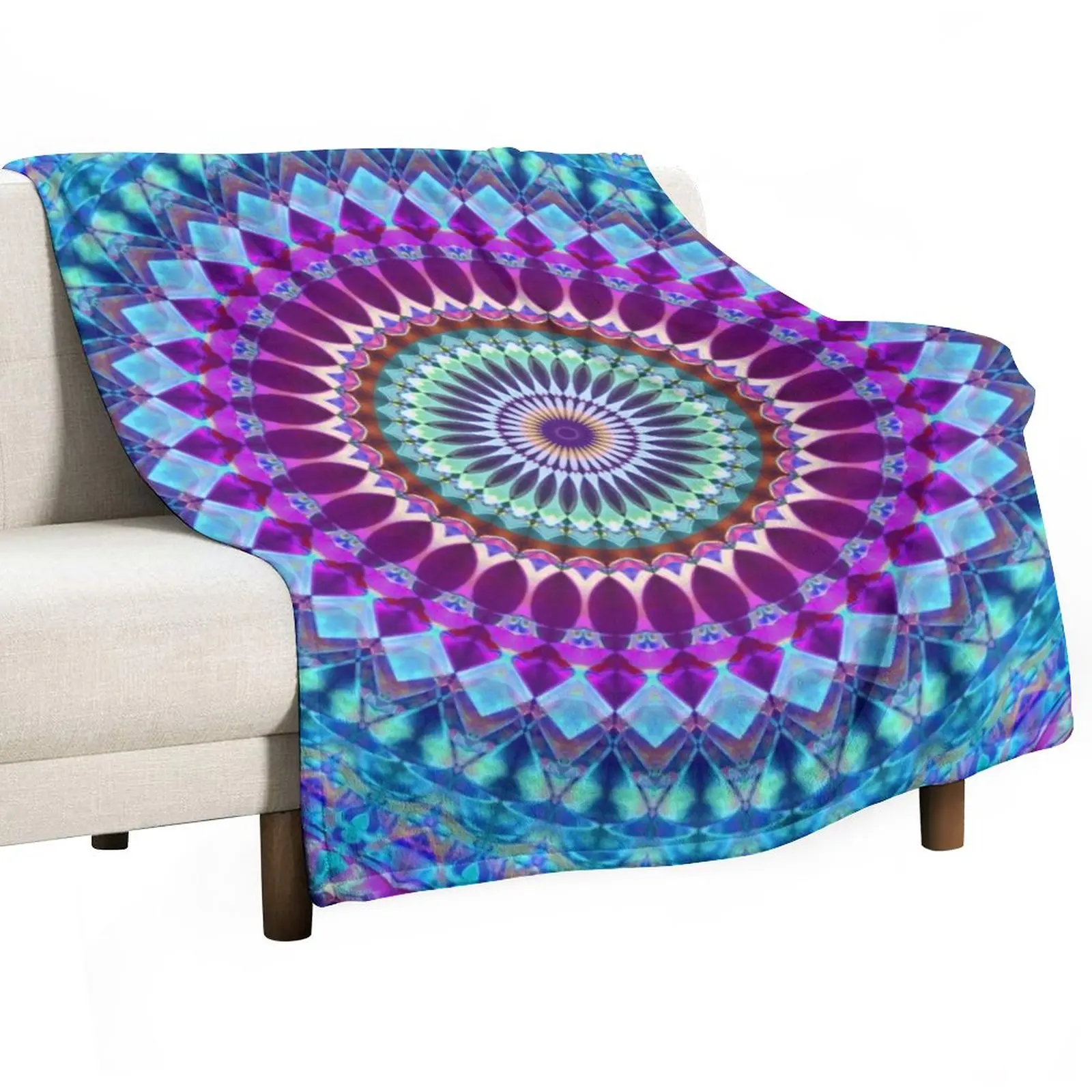 

Geometric Mandala G382 Throw Blanket Beach Blanket Camping Blanket fluffy blanket