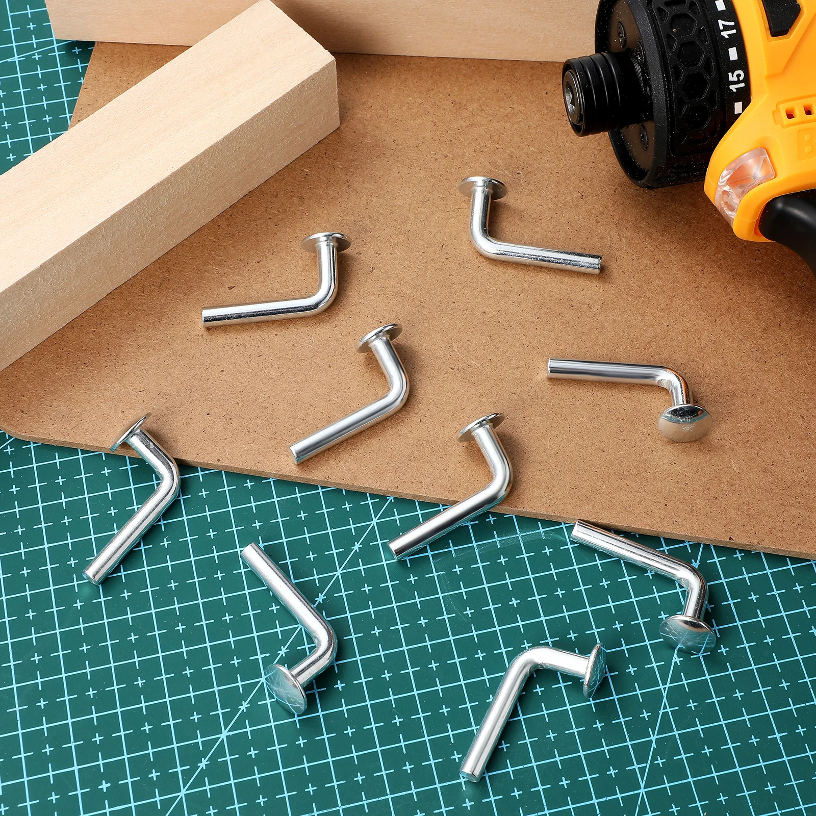 

100Pcs Drop Pin for Pallet Racking Heavy Duty Safety Bolt Rust Proof Industrial Shelving Units Garage Lawn Mower Repair
