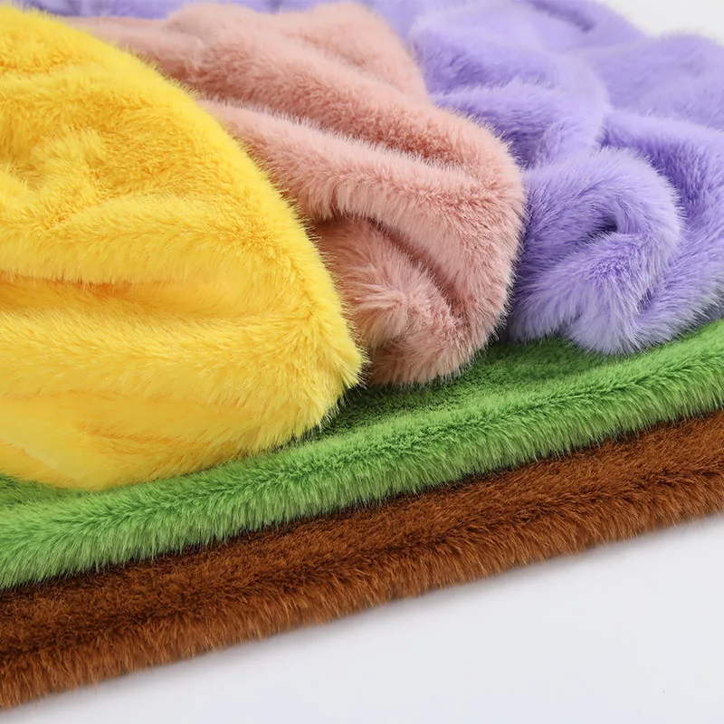 

50x50 см норковая плюшевая ткань для игрушек, одежды, багажа, плюшевого меха, искусственного меха «сделай сам», осенне-зимний флокированный материал