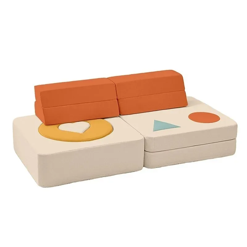 

Модульный диван-конструктор для детей из высокоплотного поролона, современный многофункциональный диван для сборки