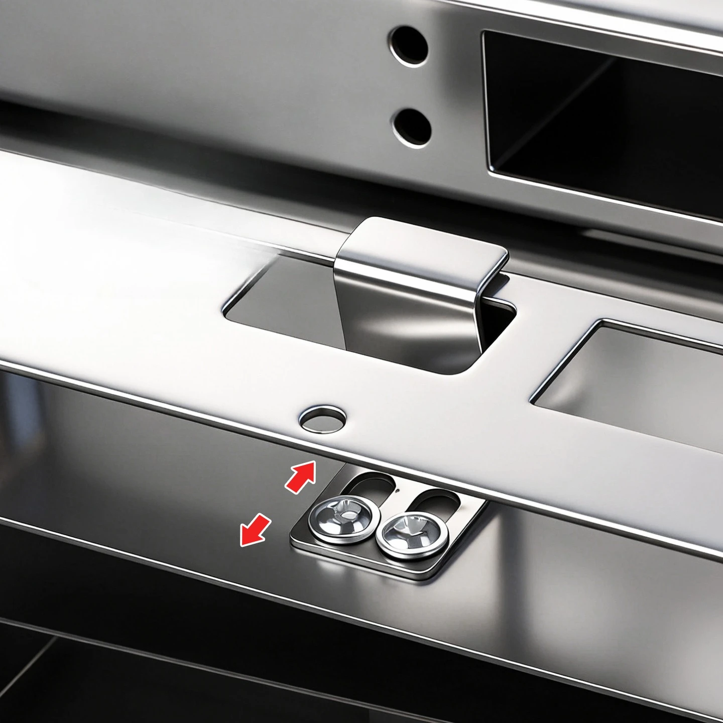 Intelligent lock box made of stainless steel durable with adjustable gaps thickened old door modified with two-way drilling