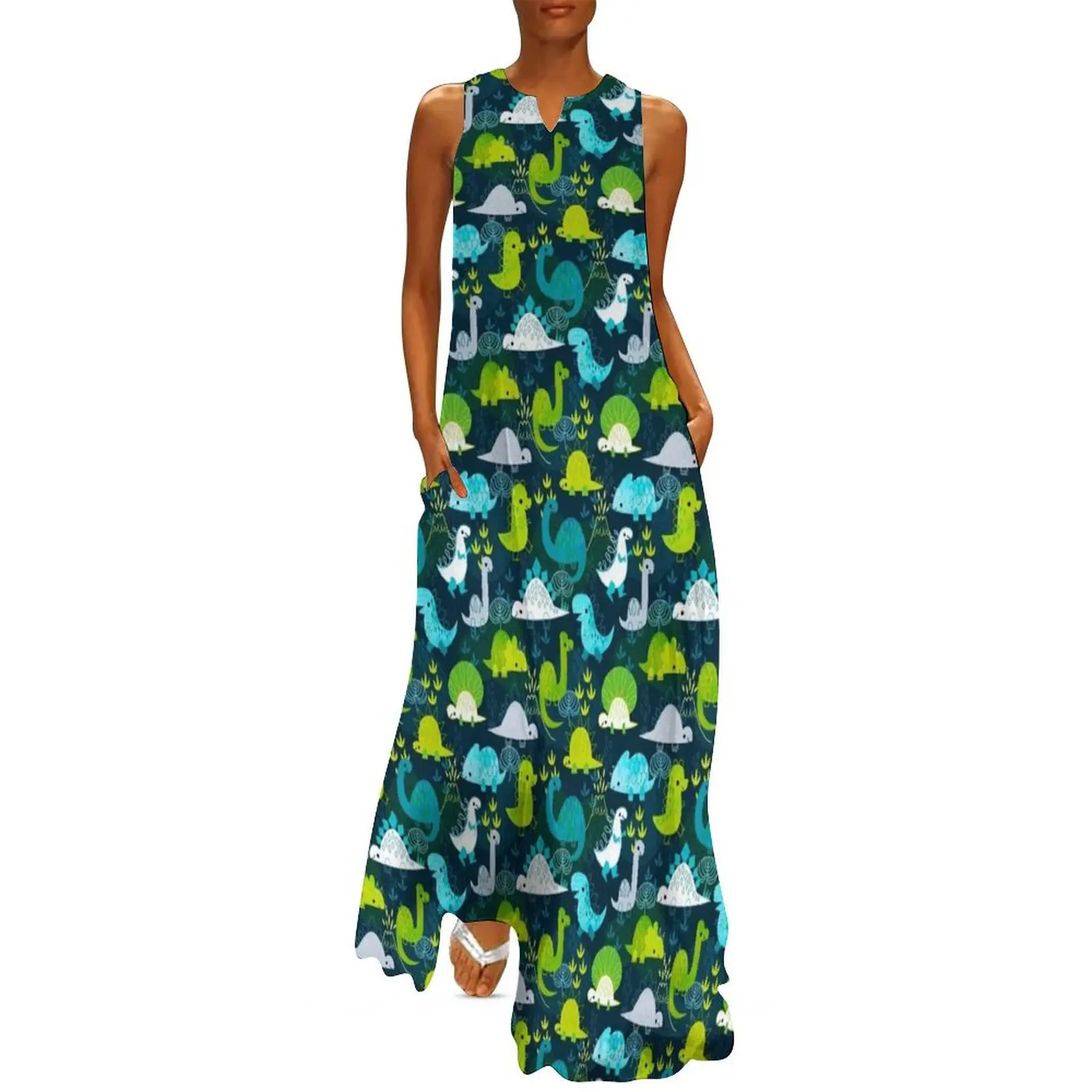

Dinosaurs Long Dress prom dresses 2025 sexy short dresses daring women's clothing trend 2025