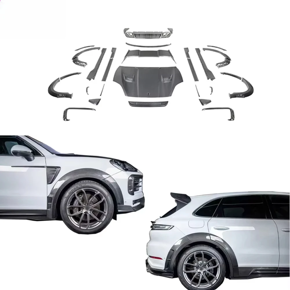 New Caye 9y0 2024+ Body Kit MSY Style Carbon Fiber Upgrade Bolt-On Car Tuning Front Lip Hood