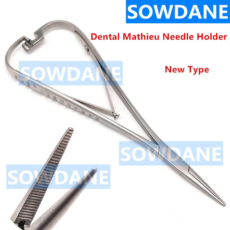 

Dental Orthodontic Mathieu Needle Holder Dental Surgical Needles Forcep Standard 14cm Extra Fine Beak Dental Laboratory Tool