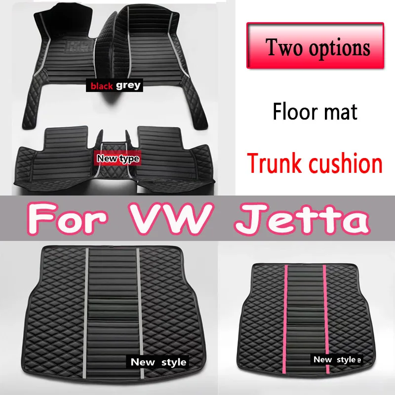 

Leather Car Floor Mats For VW VW Jetta Vento A7 2019 2020 2021 2022 2023 Leather Car Matt Interior Parts Car Accessories