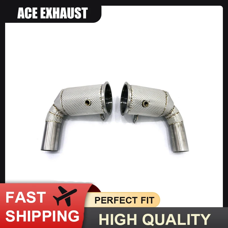 

for Porsche 911 992 3.0T High Flow Exhaust Downpipe SUS304 High Quality Exhaust Header with Catalytic Converter Exhaust Pipe