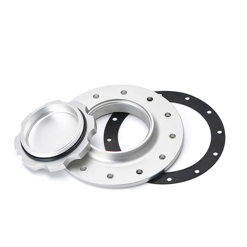 

Universal Aluminum 12 Bolt Fuel Cell Cap Mount Oil Tank Cover For Fuel Surge Tank Car Accessories