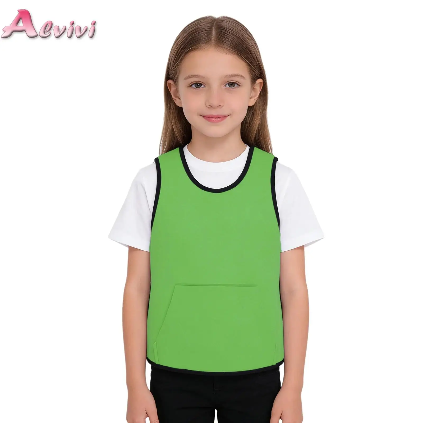 Kids Weighted Vest Sensory Compression Vest with Pocket Adaptive Waistcoat Top for Special Needs Adaptive Clothing Boys Girls