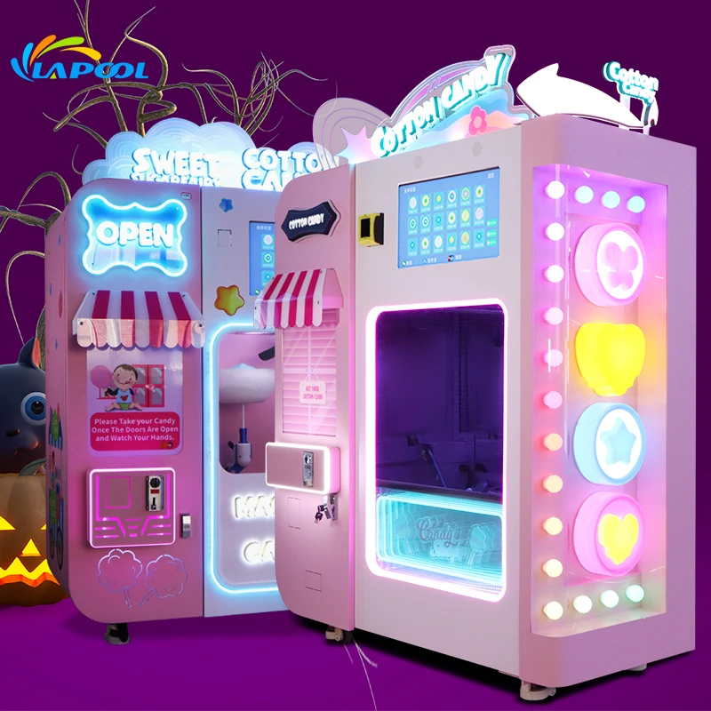 Buy Commercial Floss Maker, Full Machines Sugar Electric Making Flower Make Automatic Cotton Candy Vending Machine/