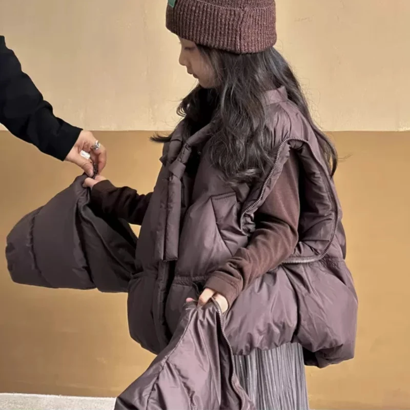 أسفل وسترة قطن سترات أطفال متعددة الاستخدامات للبنين سترة قطن الفتيات معطف الشتاء ملابس الشتاء العصرية للفتيات 2025