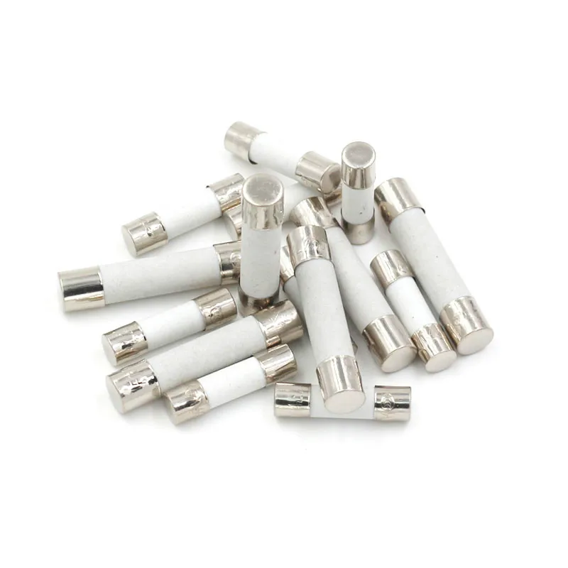 10pcs/lot  Sell 5*20mm 6*30mm Fast Blow Tube Fuses Mm 250V 0.1 0.2 0.3 0.5 1 2 3 4 5 6 8 10 15 20 25 30A AMP Fuse Ceramic Fuse