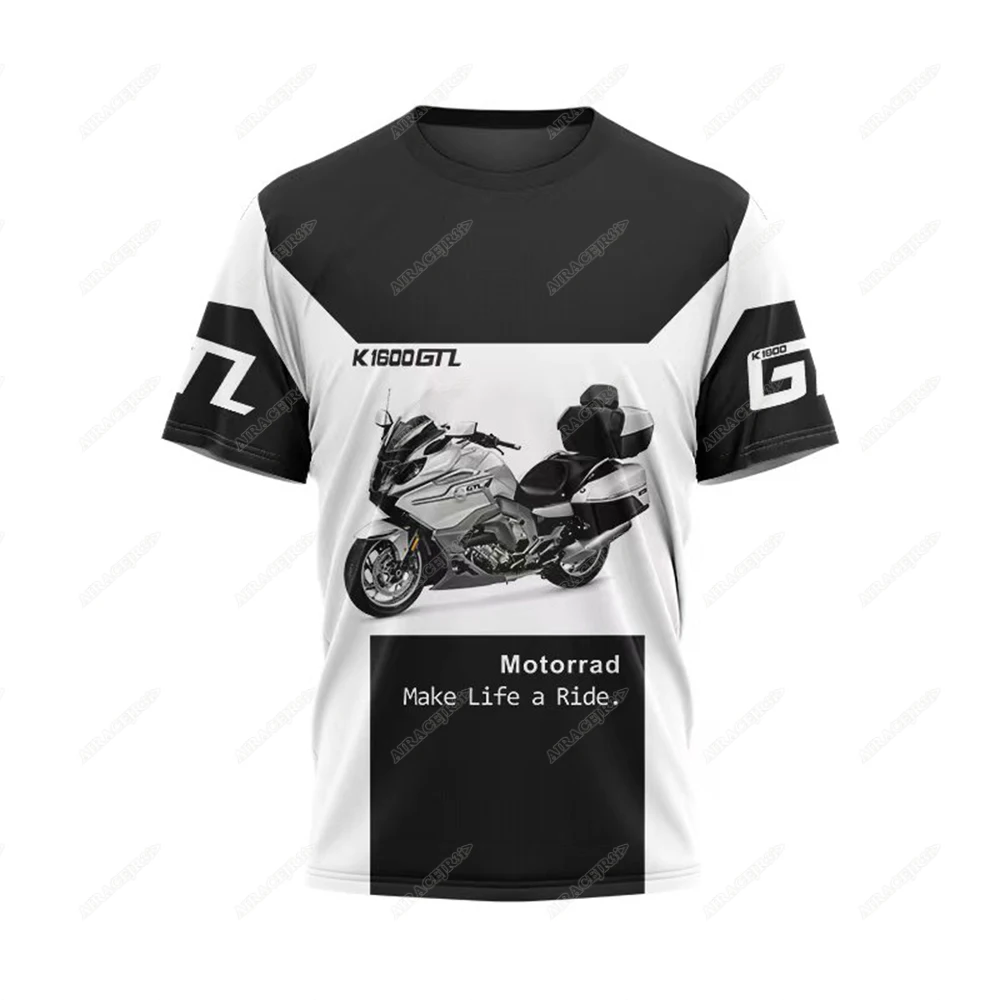 

Summer For BMW K1600 GTL Shirt Touring Cruiser Team Motorcycle Racing T-Shirt Motorrad Men's Quick Dry Breathable Cold Feeling