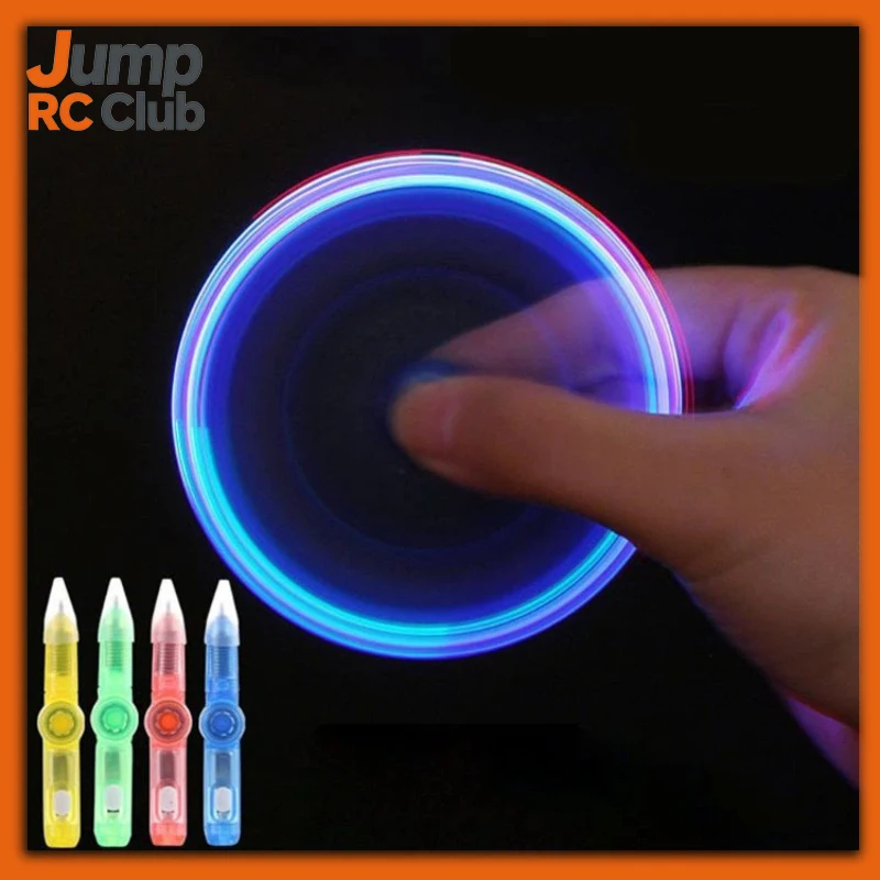 

24pcs LED Light Spinning Pen Toy Creative Stress Relief Rotating Ballpoint Pens Glowing Fidget Gift for Kids Party School