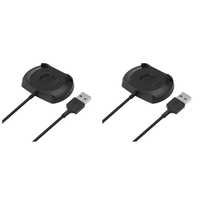 【Sleek Design】2X USB Charging Cable Stand Data Cord For Xiaomi Huami Amazfit Stratos Smartwatch 2/2S Wireless Charger Dock