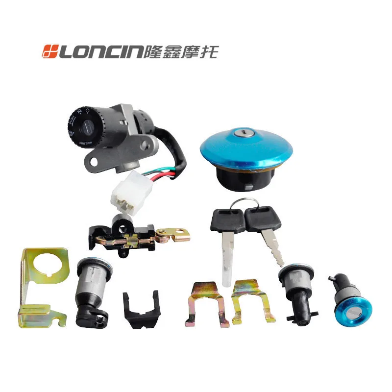 

Motorcycle Lx110-36 Big Fuyue Lx125-58 Jinlong Original Whole Car Lock and Sleeve Lock Apply For Loncin