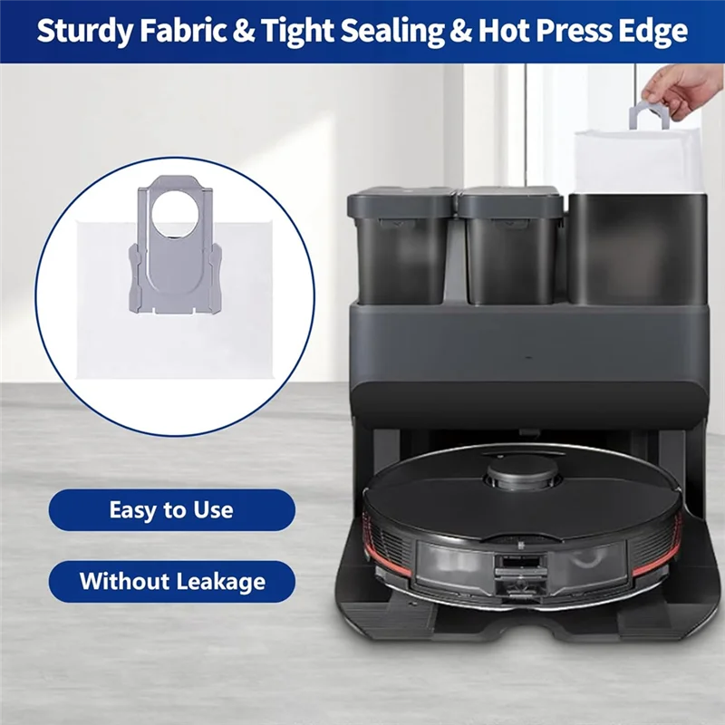 مجموعة ملحقات A88M لقطع غيار المكانس الكهربائية Roborock S8+/S8 Pro Ultra، والفرش الدوارة، وأكياس الغبار المكنسة الكهربائية