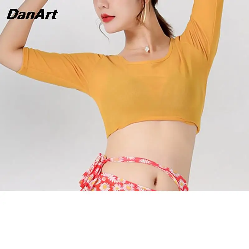 2024 Sexy Adult Belly Dance Costume Stage Performance Set Top Long Skirt Oriental Dance practice Training Clothing Dancing wear