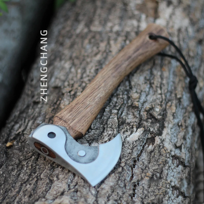 Tai Chi Bagua Axe Outdoor Gardening Camping Play Forging Shape Emergency Consumption Jungle Logging Woodcutting Axe