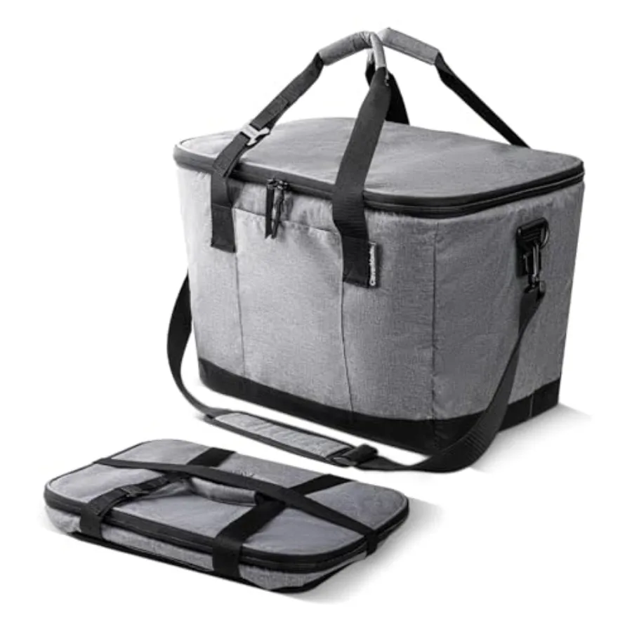 

Collapsible Insulated Cooler Bag Leakproof Soft Cooler for Beach Travel Car Bottle Opener