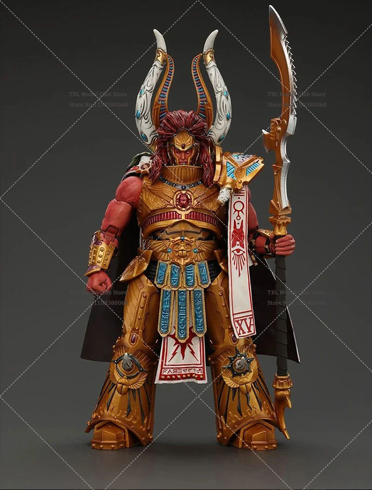 Original JOYTOY Warhammer 1/18 Thousand Sons Magnus the Red Primarch of the XVth Legion Full Set 22cm Soldier Action Figure Doll