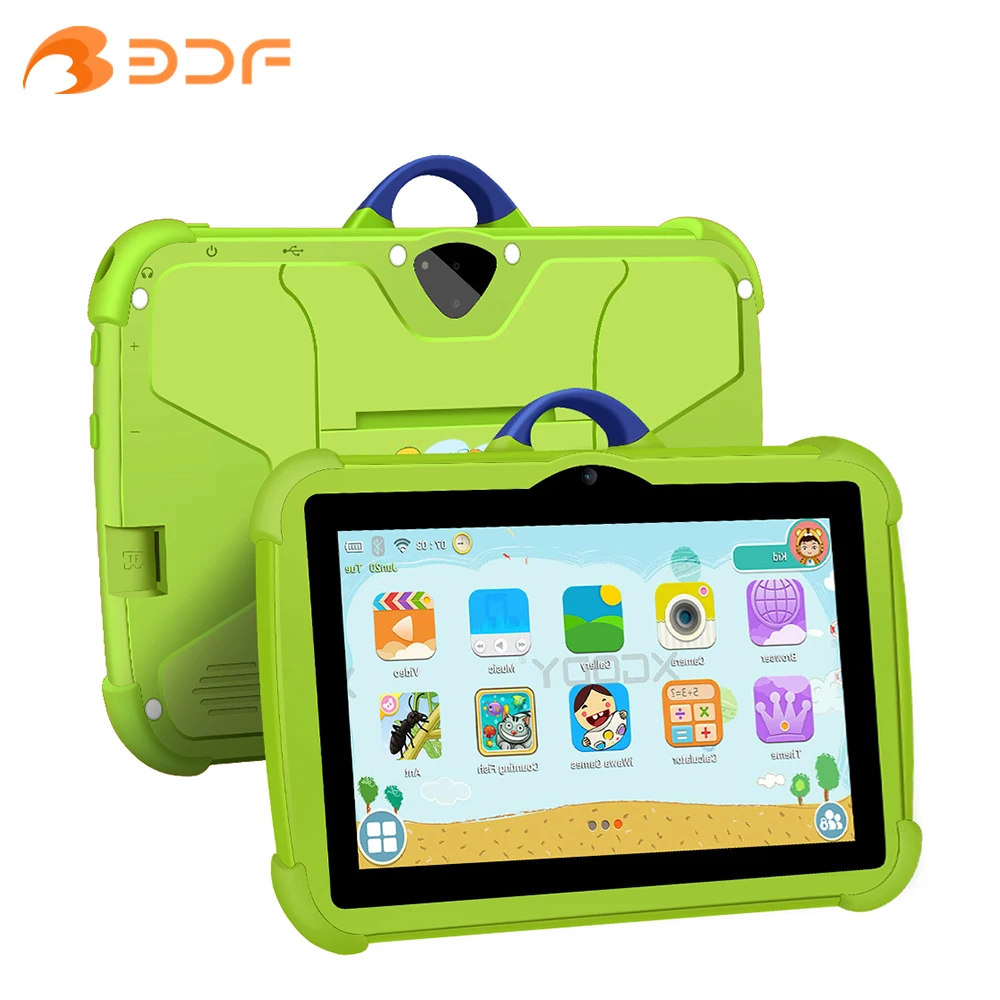 New Design 7 Inch BOW Camera Kids Tablets Quad Core 4GB RAM 64GB ROM 5G WiFi Tablet Cheap And Simple Children's Gifts