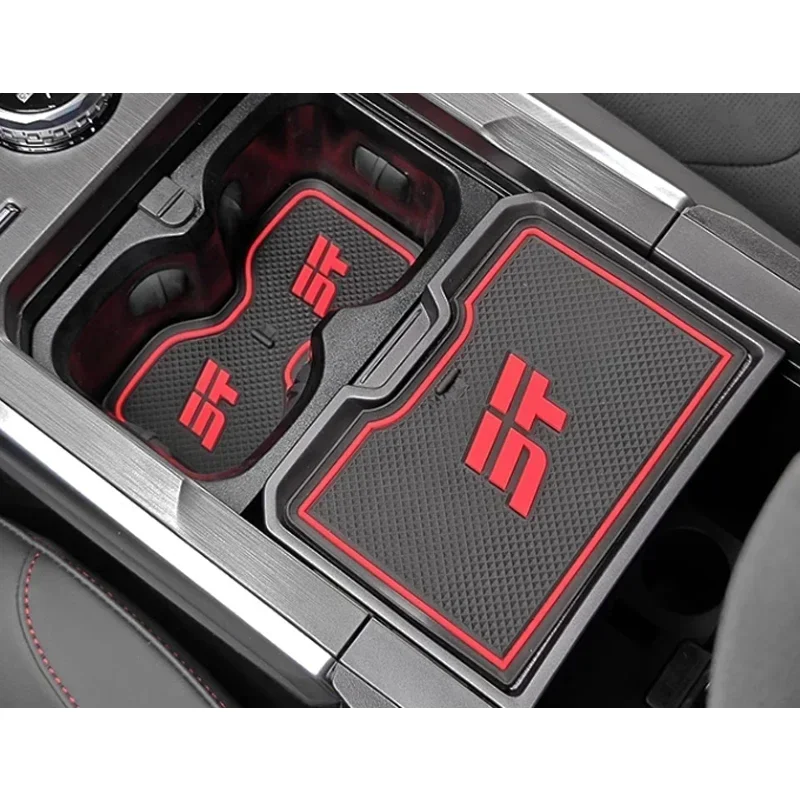 Chery Jetour Traveller T2 Leather Door Slot Pad Door Slot Cushion Auto Interior Accessories Pad Doors Automobiles Parts