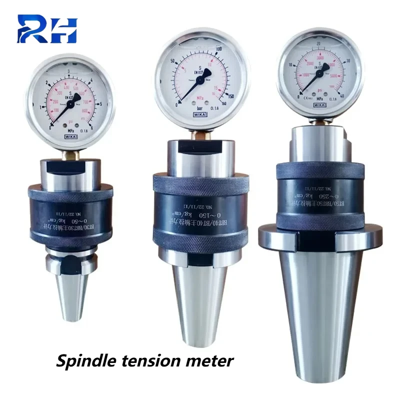 BT30 BT40 BT50 Spindle Tension Gauge ISO20 25 Spindle Tension Gauge Consumption Hydraulic Testing Instrument Force Gauge Tester